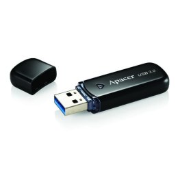 Apacer USB flash disk, USB 3.0 (3.2 Gen 1), 32GB, AH355, czarny, AP32GAH355B-1, USB A, z osłoną
