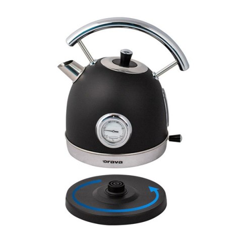 Czajnik retro z analogowym wskaźnikiem temepratury Hiluxe 4, 1850 - 2200W, biała, orava