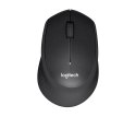 Logitech | Mysz | M330 Silent Plus | Bezprzewodowa | Czarna