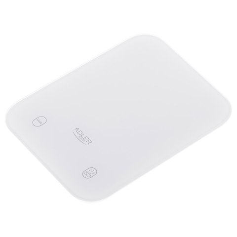 Waga kuchenna Adler | AD 3181w | Podziałka 1 g | Typ wyświetlacza LED | Biały
