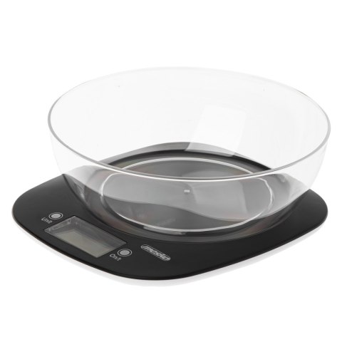 Waga kuchenna Adler z miską | MS 3179b | Podziałka 1 g | Typ wyświetlacza LCD | Czarny