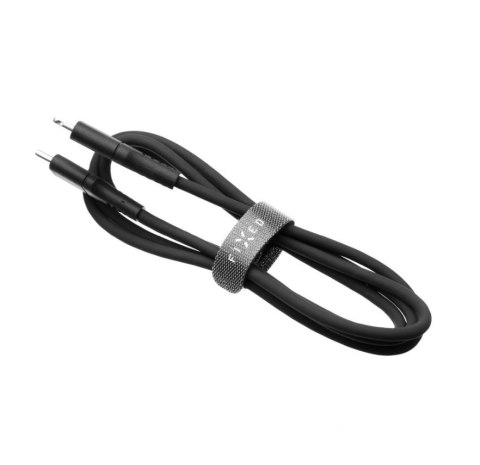 Fixed | Płynny kabel silikonowy USB-C/Lightning, 1,2 m | FIXDLS-CL12-BK