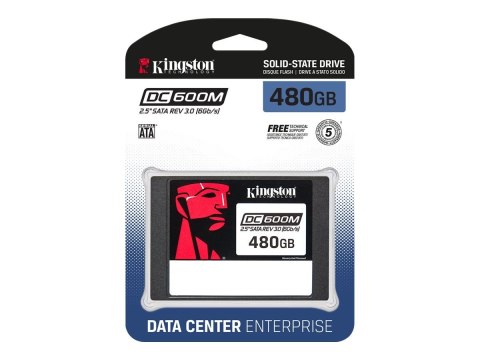 Dysk SSD Kingston DC600M 480GB SATA 2.5" SEDC600M/480G (DWPD 1)
