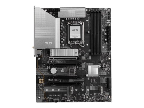 MSI PRO Z890-S WIFI | Rodzina procesorów Intel | Gniazdo procesora LGA1851 | DDR5 UDIMM | Obsługiwane interfejsy dysków twardych