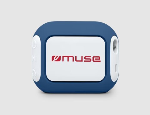Głośnik Muse | M-360 BR | 5 W | Wodoodporny | Bluetooth | Niebieski | Przenośny | Połączenie bezprzewodowe