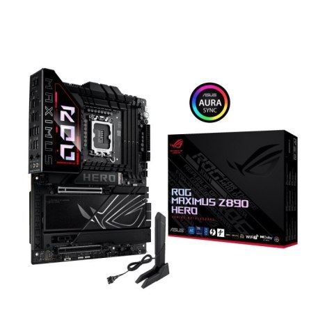 Asus ROG MAXIMUS Z890 HERO | Rodzina procesorów Intel | Gniazdo procesora LGA1851 | DDR5 | Obsługiwane interfejsy dysków twardyc