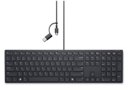 Dell | Collaboration Keyboard | KB525C | Klawiatura | Przewodowa | Ukraińska (QWERTY) | Czarna | USB-C