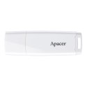 Apacer USB flash disk, USB 2.0, 32GB, AH336, biały, AP32GAH336W-1, USB A, z osłoną