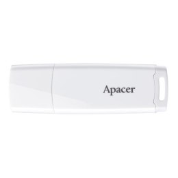 Apacer USB flash disk, USB 2.0, 32GB, AH336, biały, AP32GAH336W-1, USB A, z osłoną
