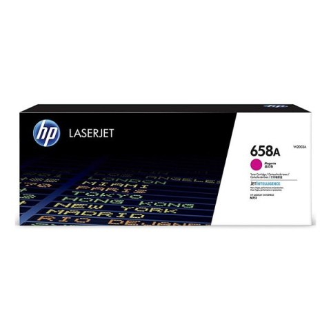 HP oryginalny toner W2003A, magenta, 6000s, HP 658A, HP Color LaserJet Enterprise M751 Series, O