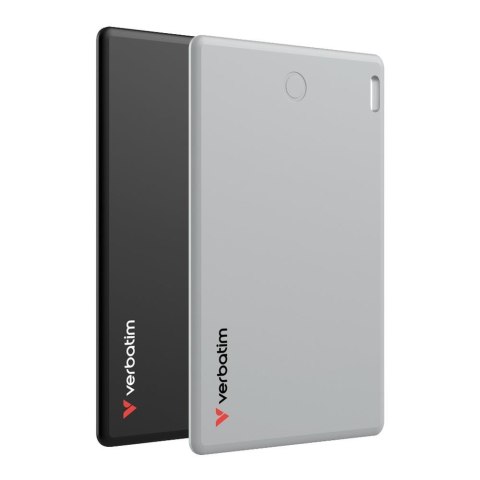 Lokalizator Verbatim My Finder Card MYFCR-02BS Bluetooth NFC do Apple dwupak czarny/srebrny