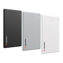 Lokalizator Verbatim My Finder Card MYFCR-03BSW Bluetooth NFC do Apple trójpak czarny/srebrny/biały