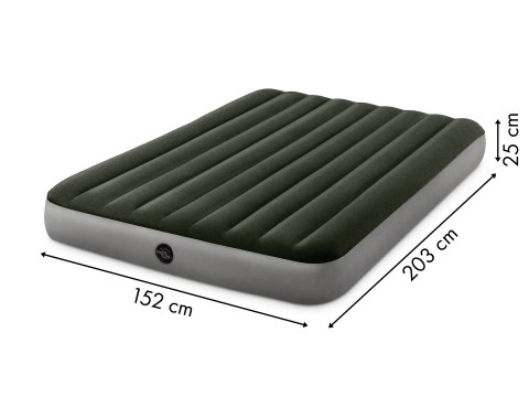 Materac dmuchany łóżko dwuosobowy 203x152 cm INTEX 64109
