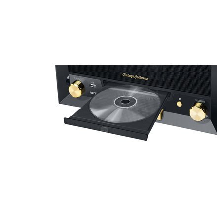 Muse | Mikrosystem gramofonowy z talerzem winylowym | MT-112 W | Mikrosystem CD z gramofonem | Port USB