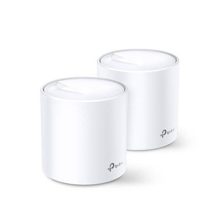 TP-LINK | AX3000 Whole Home Mesh Wi-Fi 6 System | Deco X60 (2-pack) | 802.11ax | 2402+574 Mbit/s | 10/100/1000 Mbit/s | Porty Et