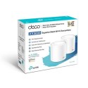 TP-LINK | AX3000 Whole Home Mesh Wi-Fi 6 System | Deco X60 (2-pack) | 802.11ax | 2402+574 Mbit/s | 10/100/1000 Mbit/s | Porty Et