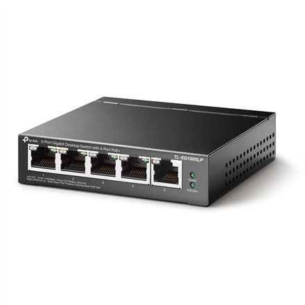 TP-LINK | Switch | TL-SG1005LP | Niezarządzalny | Desktop | Mbit/s | Ilość portów 10/100 Mbps (RJ-45) | Typ anteny | Ilość portó