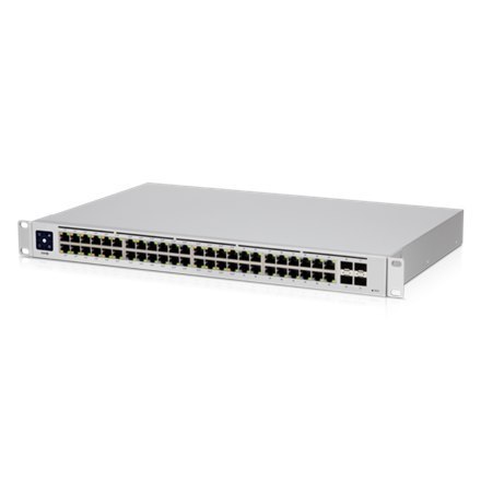 Ubiquiti | UniFi Switch | USW-48-POE | Zarządzalny L2 | Do montażu w szafie | Mbit/s | Porty 1 Gbps (RJ-45) w ilości 48 | MU-MiM