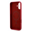 Karl Lagerfeld KLHMP16MSCMKCRHR iPhone 16 Plus 6.7" czerwony/red hardcase Silicone Karl&Choupette Ring MagSafe