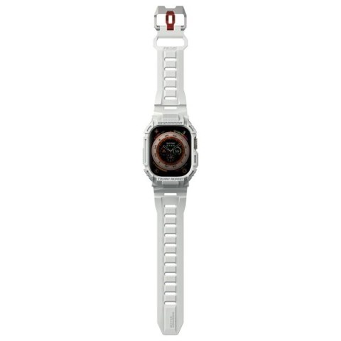 Skinarma pasek+etui Mecha 2in1 Apple Watch 49mm jasno szary/light grey