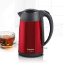 Bosch | Kettle | DesignLine TWK3P424 | Electric | 2400 W | 1.7 L | Stainless steel | 360° rotational base | Red