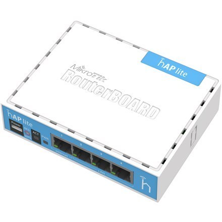 MikroTik | hAP Lite Classic | RB941-2nD | 802.11n | 10/100 Mbit/s | Ethernet LAN (RJ-45) ports 4 | Mesh Support No | MU-MiMO No