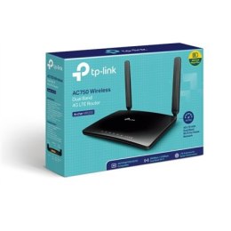 TP-LINK | Router 4G LTE | Archer MR200 | 802.11ac | 300+433 Mbit/s | 10/100 Mbit/s | Porty Ethernet LAN (RJ-45) 3 | Obsługa siec