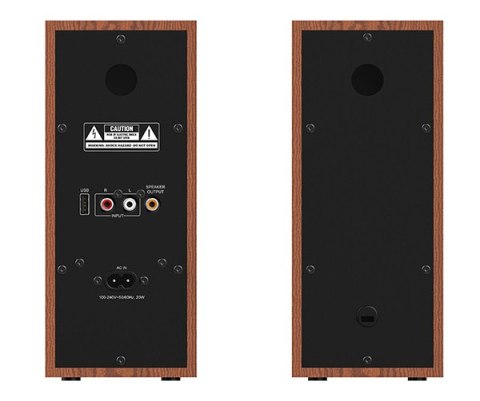 Genius głośniki SP-HF800BT, 2.0, 20W, czarno-brązowy, Bluetooth 5.3