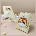 Nimmy portfel na karty khaki Big Eyed Pet 2.0 Cat
