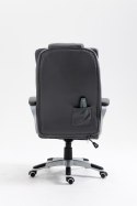 Activejet Fotel biurowy z masażem, podgrzewany YK7304 szary