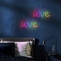 Neon LED RGB LOVE FLRN01 + RC Forever Light