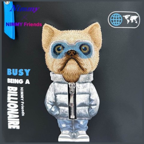 Plecak Nimmy Cool&Cute 2.0 Dog do laptopa czarny
