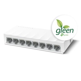 Switch TP-LINK TL-LS1008 Ilosc 8 portów RJ45 10/100 Mb/s (automatyczna negocjacja szybkości połączeń, automatyczne krosowanie Au