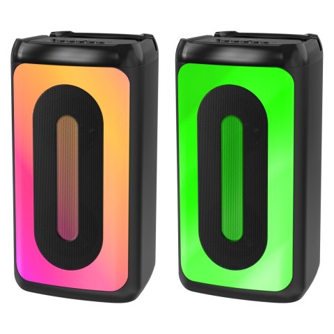 Defender głośnik CONCERTO, Li-Ion, 2.0, 20W, czarny, regulacja głośności, LED, BT 5.3, TWS, 60Hz~20kHz