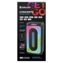 Defender głośnik CONCERTO, Li-Ion, 2.0, 20W, czarny, regulacja głośności, LED, BT 5.3, TWS, 60Hz~20kHz