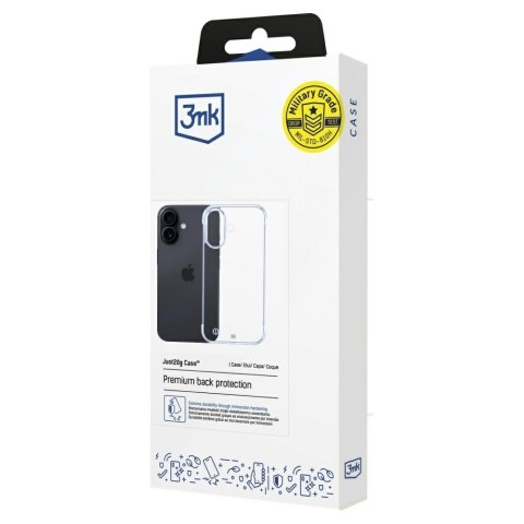 Etui 3MK Just20g Clear Case do iPhone 16 Plus