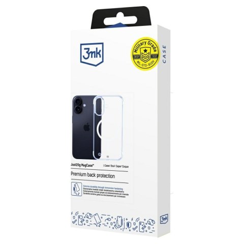 Etui 3MK Just20g MagCase do iPhone 16 Plus