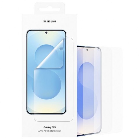 Folia ochronna Samsung Anti-reflecting Film 2szt do Galaxy S25 przezroczysty