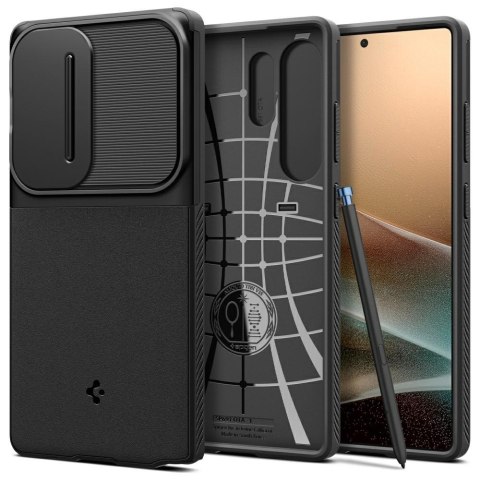 Etui Spigen Optik Armor do Samsung Galaxy S25 Ultra czarny