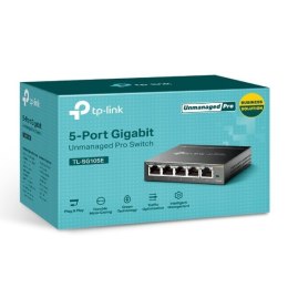 TP-LINK | Przełącznik | TL-SG105E | Zarządzany przez sieć | Możliwość montażu na ścianie | Ilość portów 1 Gb/s (RJ-45) 5 | Typ z
