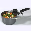 Stoneline | Cookware set of 8 | 1 sauce pan, 1 stewing pan, 1 frying pan | Die-cast aluminium | Black | Lid included