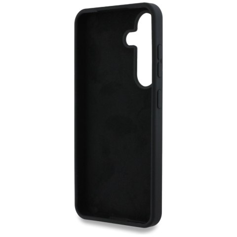 Etui Guess Silicone Big 4G Logo Bottom Script Samsung Galaxy S25 czarny