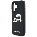 Etui Karl Lagerfeld HC 3D Rubber Double Heads do iPhone 16 czarny