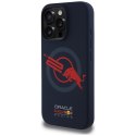 Etui Red Bull HC Silicone ORBR20 Logo Red Lining do iPhone 16 Pro MagSafe granatowy