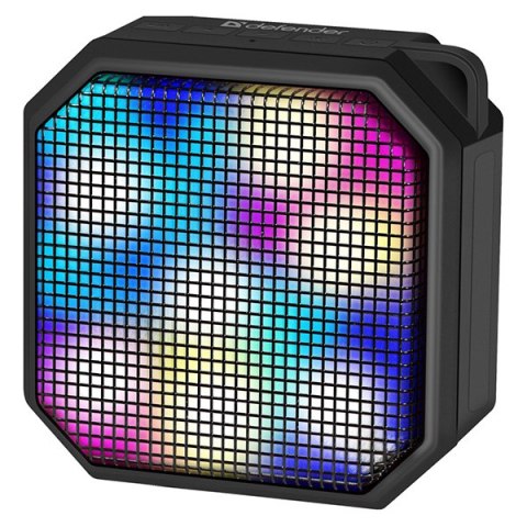 Defender głośnik G16, Li-Ion, 1.0, 5W, czarny, regulacja głośności, podświetlenie LED, BT 5.0, TWS, 50Hz~20kHz