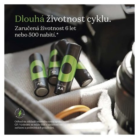 Akumulatorki, AA (HR6), 1.2V, 2000 mAh, GP, kartonik, 4-pack, ReCyko Pro Photo Flash