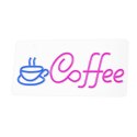Neon PLEXI LED COFFEE pink blue NNE11 Neolia