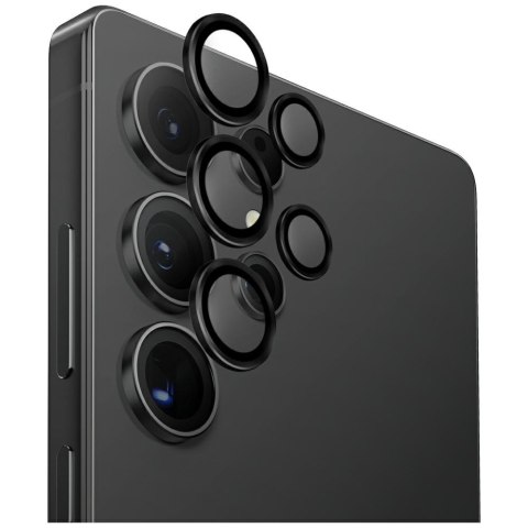 Szkło na obiektyw aparatu UNIQ Optix Aluminium Camera Lens do Samsung Galaxy S25 Ultra czarny