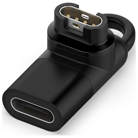 Adapter USB-C Beline do ładowania zegarków Garmin czarny