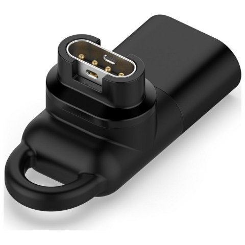 Adapter USB-C Beline do ładowania zegarków Garmin czarny